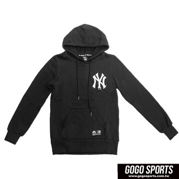 Majestic-連帽NY印花長袖T-黑(男)