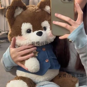 【✨台灣現*貨/ 全場免運 ✨】 同款玩偶森林可愛跑跑狐狸布娃娃毛絨玩具公仔生日禮物女生 ✨紫櫻百貨卡牌