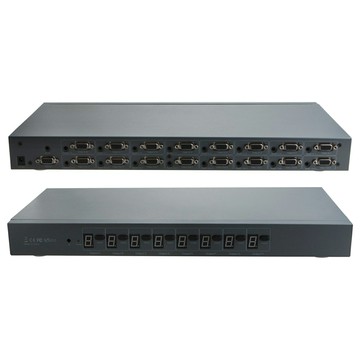 【易控王】VGA 8x8 八進八出矩陣切換分配器 帶音源 遠端遙控 1080P(40-056)