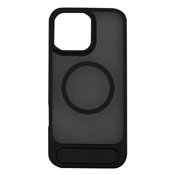 SwitchEasy 魚骨牌 EasyStand M 磁吸支架防摔殼 無線充電 人體工學結構  iPhone 16 Pro Max  黑色