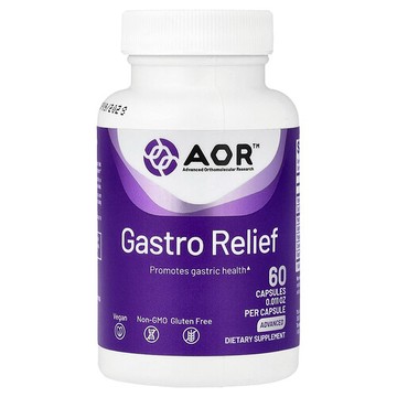 Advanced Orthomolecular Research AOR, 胃部舒緩，60 粒膠囊