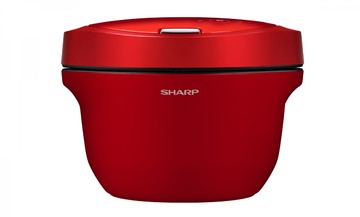 SHARP 夏普 HEALSIO 2.4L 智慧攪拌零水鍋 KN-V24AT-R 紅