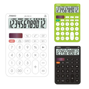 本月精選 滿額再折【史代新文具】京禾JINHO JH-2792-12 12位元計算機 (三色可選)