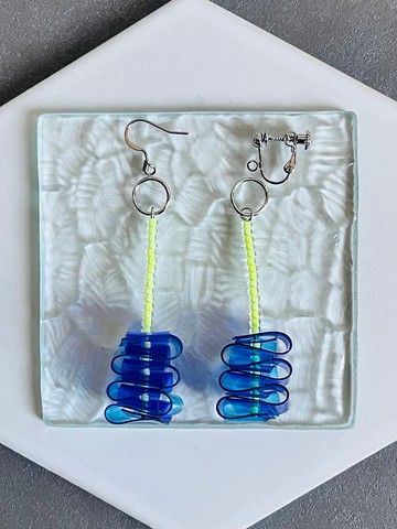 PVC DesignA 007 耳針式耳環/無耳洞耳夾式耳環