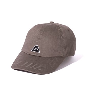 日本限定 POLER COTTON TWILL PATCH BASEBALL CAP 棉質POLER布貼LOGO棒球帽 / 灰色