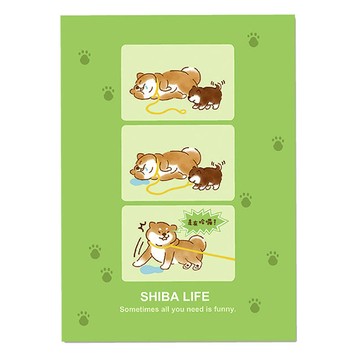 16K正能量 定頁筆記橫線-花色隨機出貨