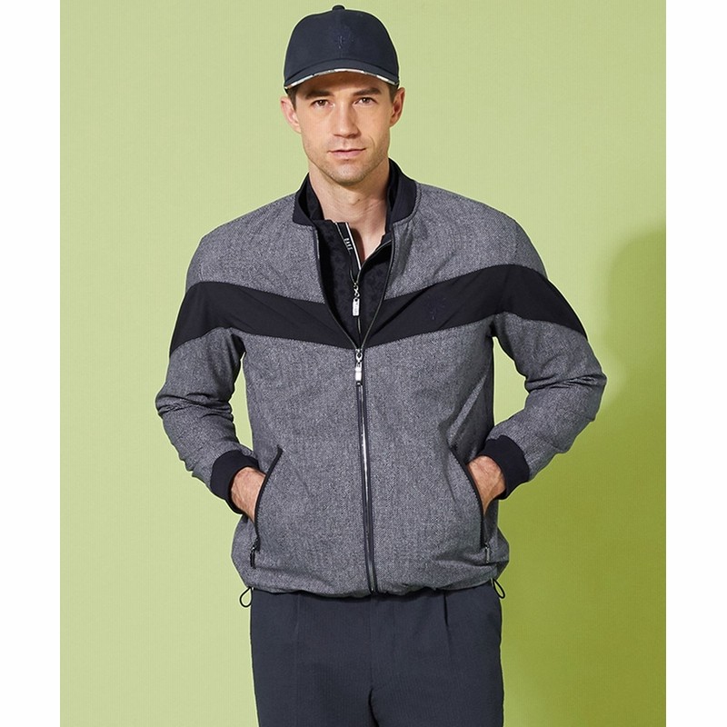 Daks Golf ジャケット アウター モードクールドッツ ブルゾン ネイビー メンズ 通販 Lineポイント最大get Lineショッピング