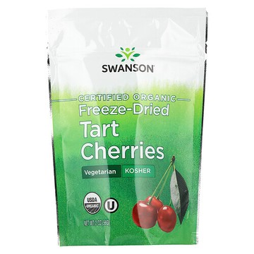 Swanson Vitamins, 有機認可凍乾酸櫻桃，2 盎司（56 克）
