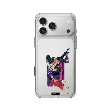 iPhone 17 Pro Max Clear Case（相機按鈕） 透明 - 航海王 One Piece - 角色系列-魯夫 vs 卡塔克利