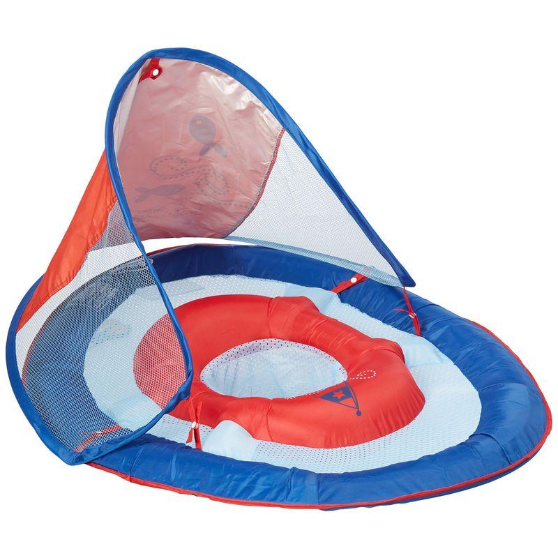 Swim Pool Games Baby Spring Float Canopy Boat Solid New 11606-2