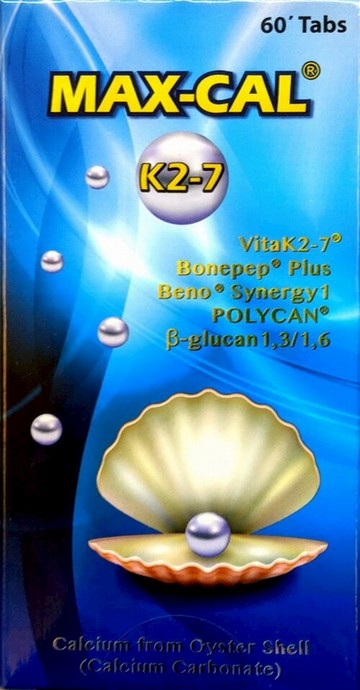 瑪斯 鈣錠 含維他命K2-7 (60粒/瓶) 咀嚼錠