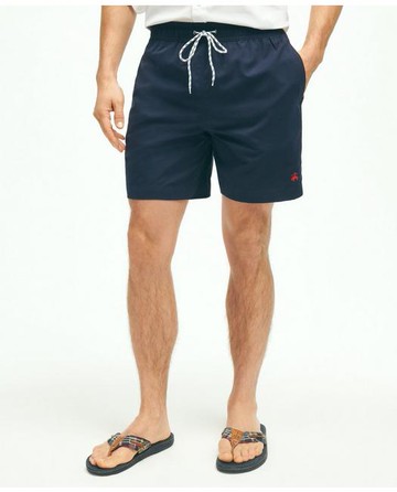 Brooks Brothers Men's 5" Classic Swim Trunks | Navy | Size XS