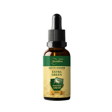 蜂膠/花粉 Apoidom亞波盾 頂級巴西米納斯綠蜂膠液_30ml-原膠量25%