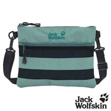 Jack wolfskin飛狼 簡約拼接耐磨休閒小背包 側背包『翡翠綠』
