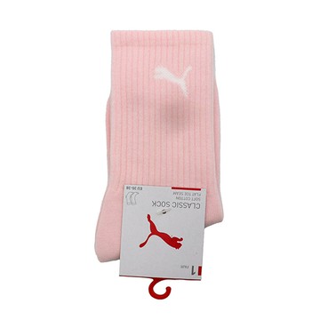 【全館滿額折】 Puma NOS 粉色 素色 跳豹 長襪 運動 棉質 女款 H4819【 BB134509】