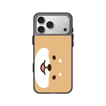 iPhone 17 Pro Max Clear (相機按鈕) 酷墨灰 - 柴語錄 Shiba Says - 廢柴大臉(橫)