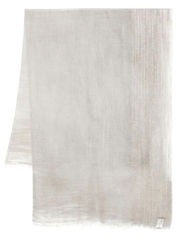 Faliero Sarti Clary Lurex Details Scarf Accessories