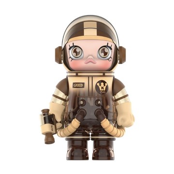 POPMART 泡泡瑪特 臺灣限定發 MEGA SPACE MOLLY 400% 珍珠奶茶 公仔 擺設 限定版 全新未拆封