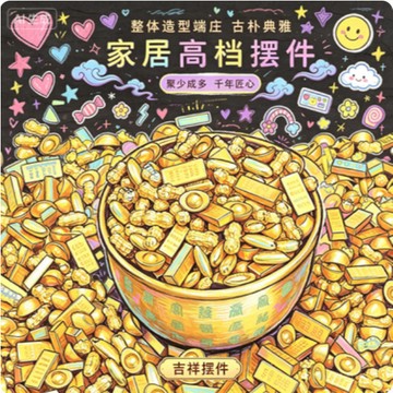 😄桃園現貨6h出😄實心沙金元寶 小元寶 金條 金瓜子吉祥如意 金花生 聚寶盆 家居裝飾擺件 禮品 滿盆金元寶 招財進寶