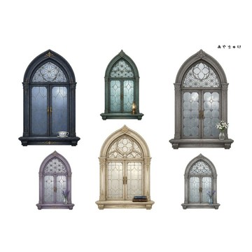 【9 月新品】20-150-0244 剪裁紙 幻想復古浪漫喫茶