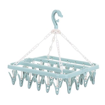 32夾曬衣架 曬衣晾衣架 曬襪洗衣夾輕便衣架 防風吹線條夾 居家用品 贈品禮品 A4807