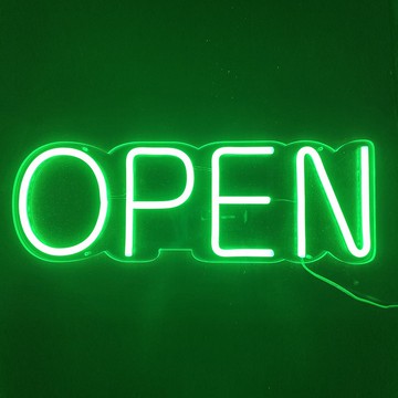 開業 營業中 OPEN 霓虹燈 咖啡廳酒吧餐廳 Neon Sign裝飾燈