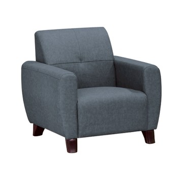 【多瓦娜】 MIT伊瑞布紋皮單人位沙發-三色鐵灰色