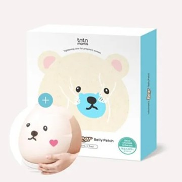 【永麗生活百貨】 tntn mom's 寶貝熊親膚舒緩貼-腹部(55ml/7片)