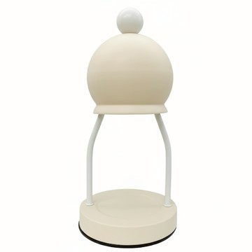 沐慕家居 燈光可調節奶呼呼融蠟燈  米色