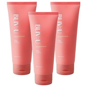 BLIV U 膠原蛋白維塑活力潔面乳 200ml 溫和清潔  3瓶