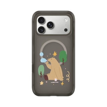 iPhone 17 Pro Max AirX 本質黑 - 咻咻熊 XiuXiubear - 森林泡泡