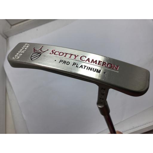 タイトリスト Titleist スコッティキャメロン プロプラチナム コロナド パター SCOTTY CAMERON PRO PLATINUM  CORONADO MS ○○○ 中古 Cランク | LINEブランドカタログ