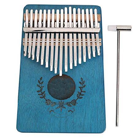 17 Key Kalimba, Handcraft Kalimba Accurate Tone Portable for Beginner for Music Instrument(Blue)