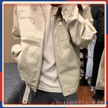 ✨台灣出貨 美式複古立領夾剋外套女春鞦2026年新款寬鬆設計感男女衕款上衣潮 💎品質保證💎