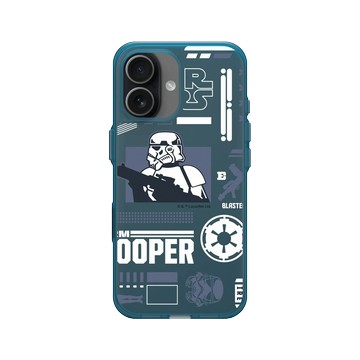 iPhone 17 Clear (相機按鈕) 夜幕藍 - 迪士尼-星際大戰 Star Wars - 風暴兵-潮流系列