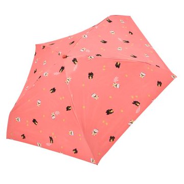 RAINSTORY黑膠降溫手開迷你口袋傘(招財貓)