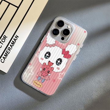 免運+隔日🚚行李箱手機殼 星星眼甜心美吉 適用蘋果17promax 16Pro 15plus14 13 12 11防摔