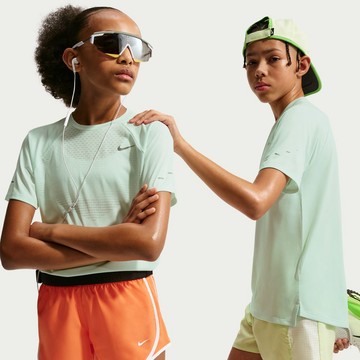 NIKE KIDS K NK DF STRIDE SS TOP 童短袖 綠-IO0522394
