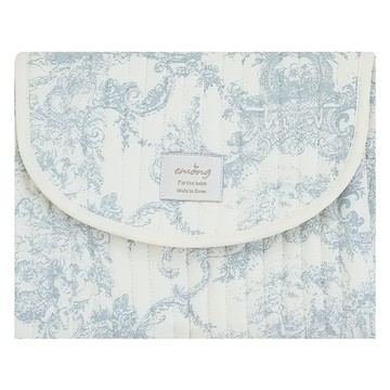 EmonG 嬰兒杜樂麗印花便攜式換尿布墊  1個  藍色