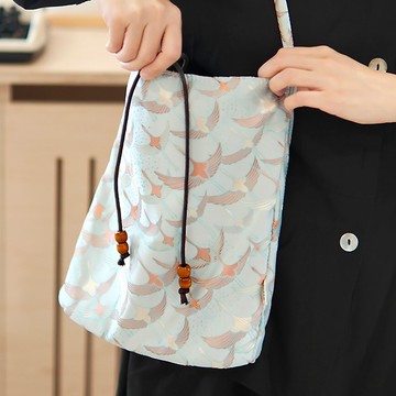 sobag新中式設計感高級天絲料單肩布包女輕便休閒國風文藝手提包