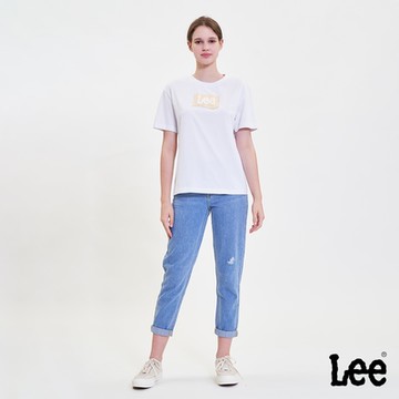 Lee 女款 413 高腰標準小直筒牛仔褲 淺藍洗水｜Modern