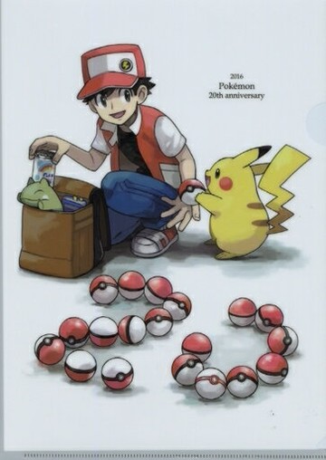 Game Freak2016賀年卡藝術A4文件夾精靈寶可夢