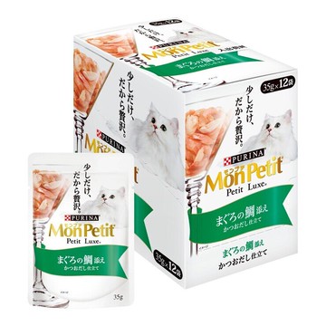 Mon Petit 貓倍麗 極上餐包 鮮鮪紅鯛 35公克 X 12入 (兩組)