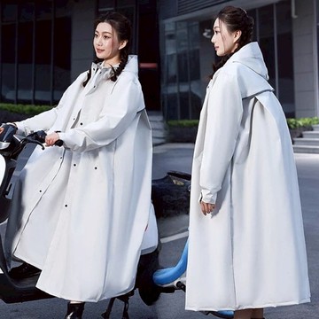 輕旅騎行一件式背包雨衣 XL 卡其色