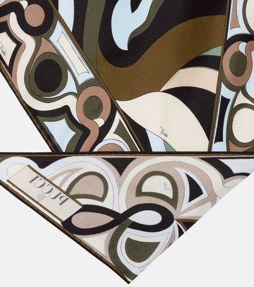 Pucci Marmo silk twill scarf