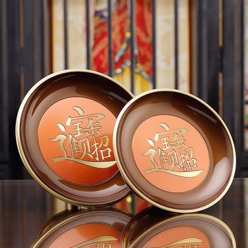 黃銅果盤 家用招財進寶供佛供盤貢盤 觀音財神佛堂上供供奉果盤