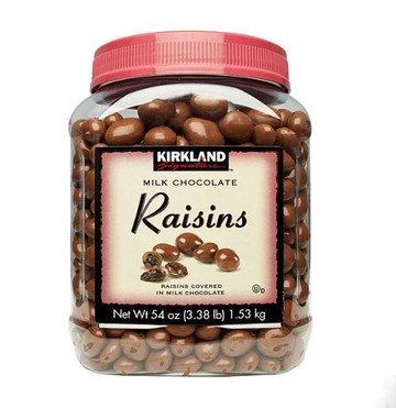 Kirkland Signature 科克蘭 葡萄乾巧克力 1.53公斤