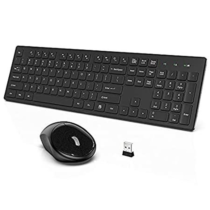 Wireless Keyboard and Mouse, WisFox Full-Size Wireless Mouse and Keyboard  C(並行輸入品) 通販 LINEポイント最大0.5%GET LINEショッピング