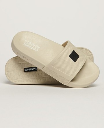 Superdry Women's Women's Code Tech Sliders Beige / Pelican Beige - Size: S