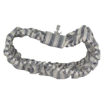 imabari towel 今治毛巾 有機匹馬棉 可機洗條紋髮帶  藍色  1個